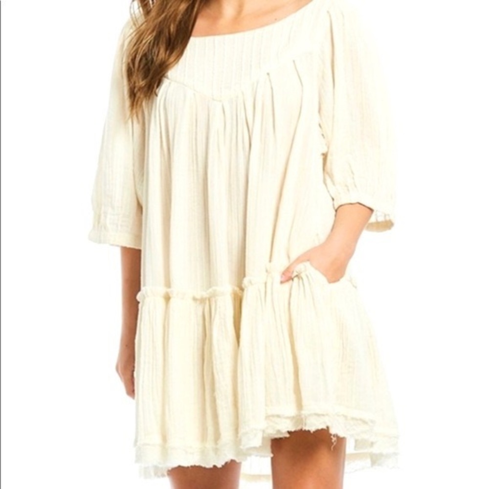 FREE PEOPLE CREAM DRESS